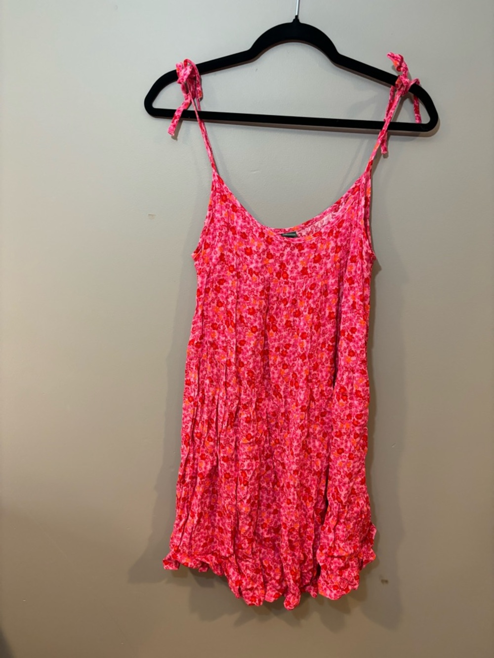 wild fable Pink and Red Floral Lightweight sundress